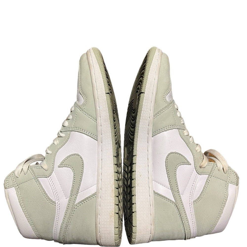 Women's White and Cream High-Top Sneakers - Picture 11 of 14